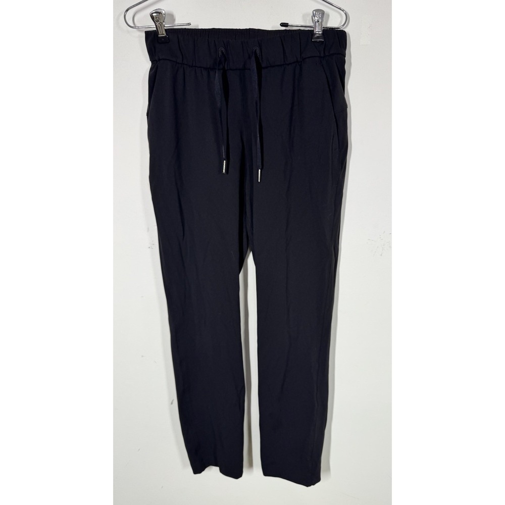 Lululemon Ready To Rulu Tapered Pants Womens 4 Black Stretch Lightweight Lounge